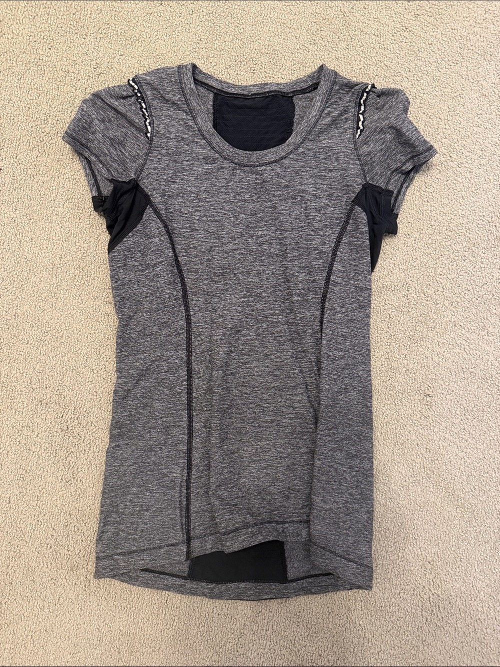Lululemon Heather Gray Short-Sleeve Active Tee